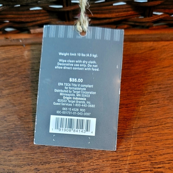 *Threshold designed w/ Studio McGee handcrafted 17"L x 14 1/4" W x 5 3/4" H tray - Picture 9 of 12